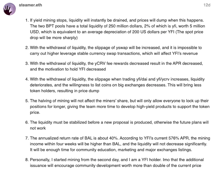 今天的建议：投机威胁着yfi：defi的真正建设者面临两难境地2