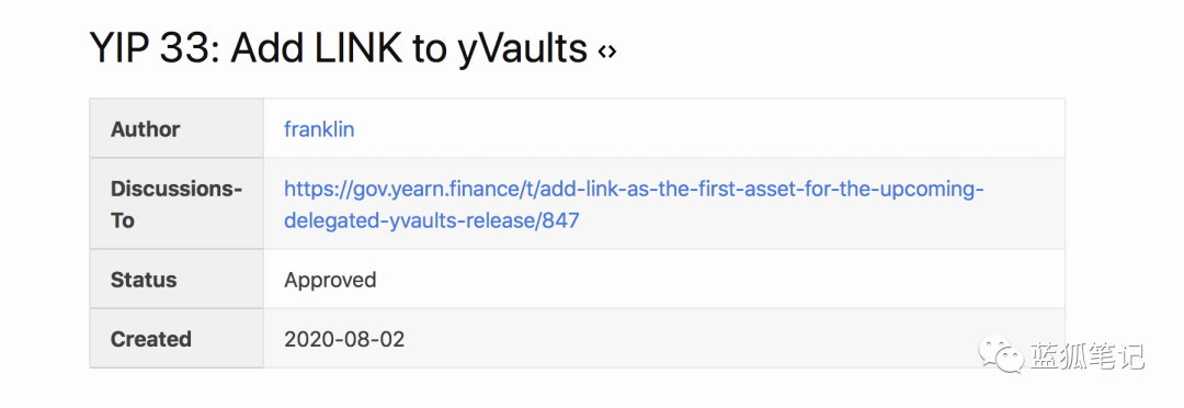 Yfi：聚合釜的可能性1