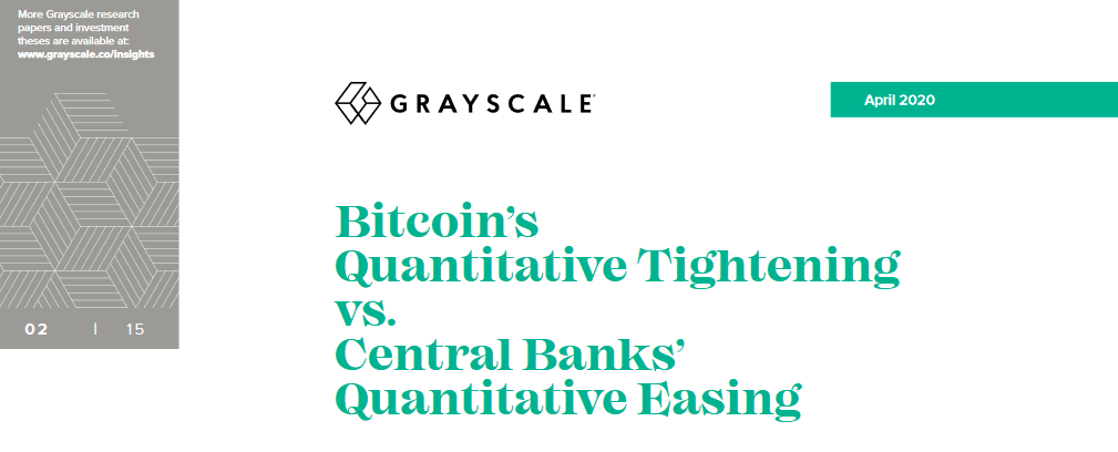 比特币的“量化紧缩”和央行的“量化宽松”正在缓慢开启