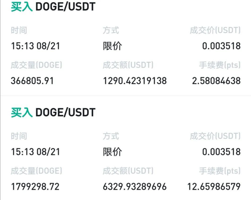 王牌区块链日记1014:买了200万枚狗币2 王牌区块链日记1014:买了200万枚狗币2
