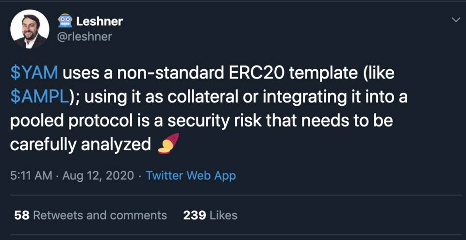 5分钟了解DFI试点采矿项目yam Finance4