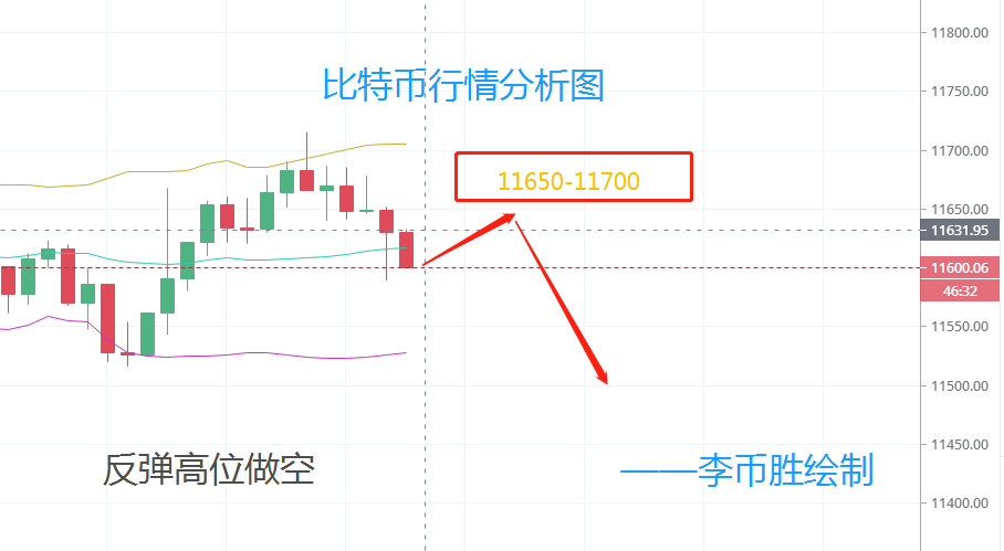 李币胜：8.24比特币谨防反弹高位做空