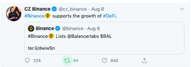 布局DeFi 币安另藏暗线1 布局DeFi 币安另藏暗线1