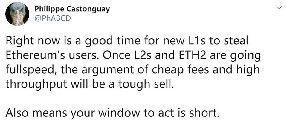 德菲无法承受的重担：以太坊的手续费上涨了20倍，上卷成为扩容的新曙光6