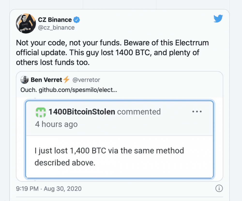 共有2171个BTC被盗，越来越多的受害者电子钱包漏洞1
