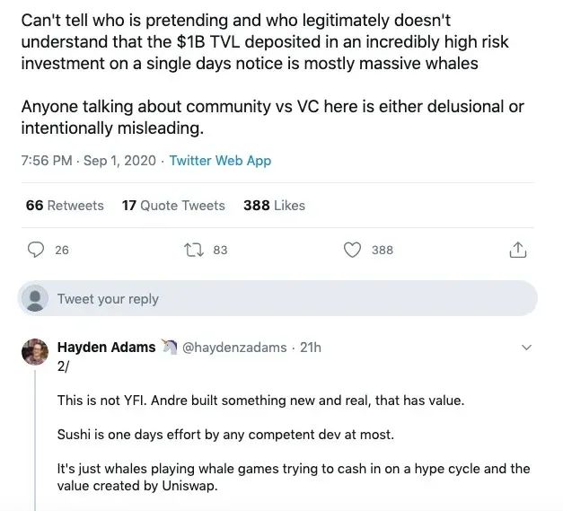 sushiswap的整个碗会从uniswap拿走DEX吗？3