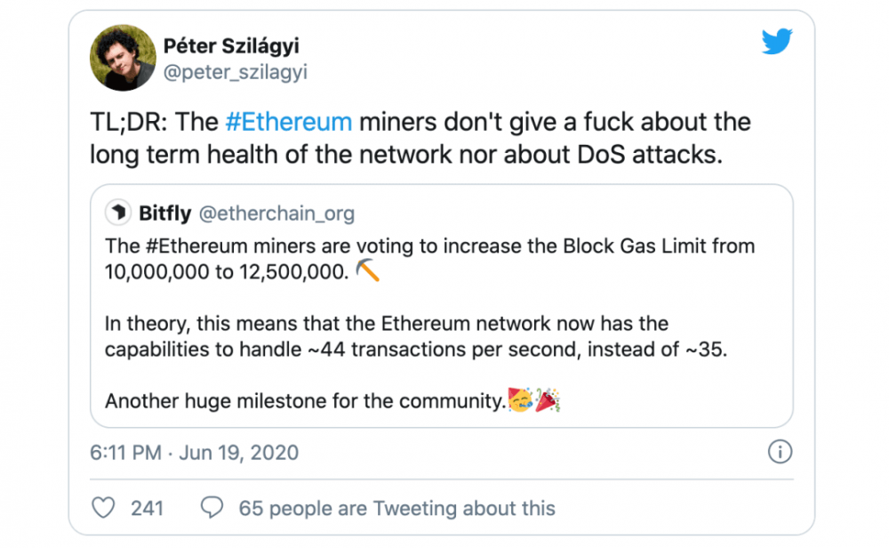 带您了解以太坊高昂的天然气费导致的区块链可伸缩性问题7