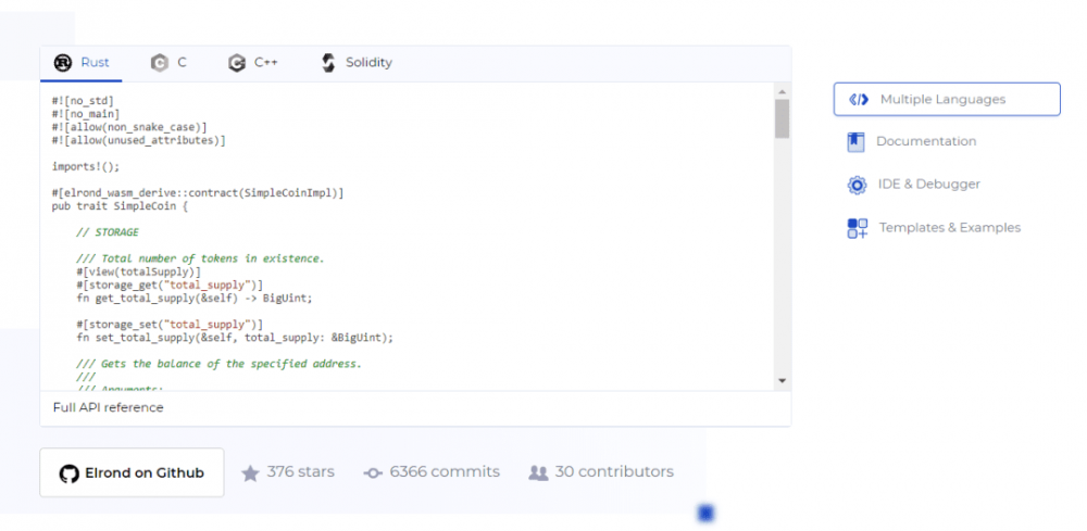 Elrond是一家高性能的公共连锁企业，计划开启一种新的经济模式1