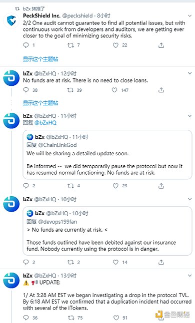 它在这一年中遭到了三次袭击，BZX说被盗资金是从保险资金中扣除的1