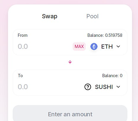 了解SushiSwap挖掘详细教程3 了解SushiSwap挖掘详细教程3