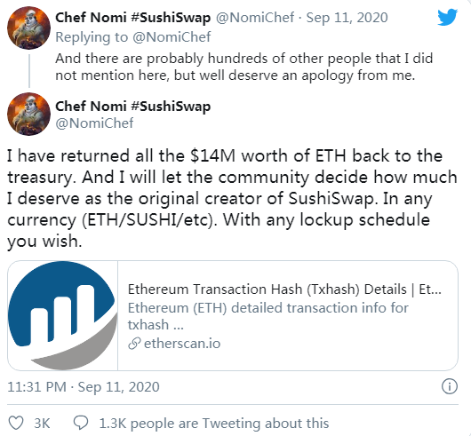 寿司交换的救世主，SBF，是个残忍的人！！！4