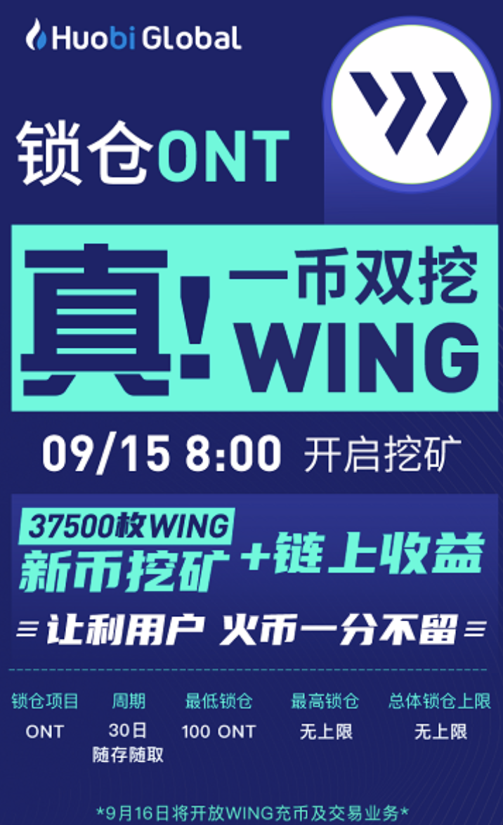 火币将很快推出，永新货币开采也将开启。一旦锁定，可享受每年300%的双倍挖掘奖
