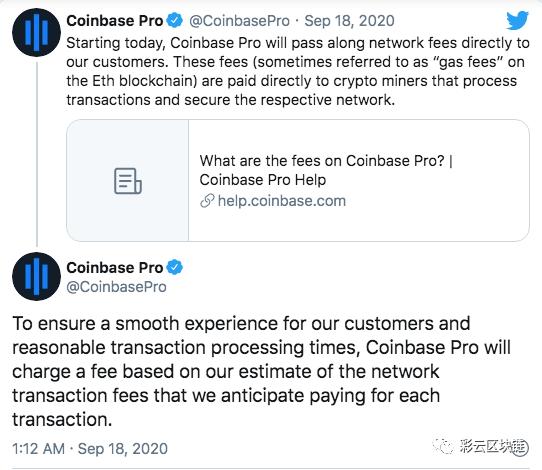 Coinbase已经将高矿商费用转嫁给用户,以太坊上的比特币已经超过10亿美元1 Coinbase已经将高矿商费用转嫁给用户,以太坊上的比特币已经超过10亿美元1