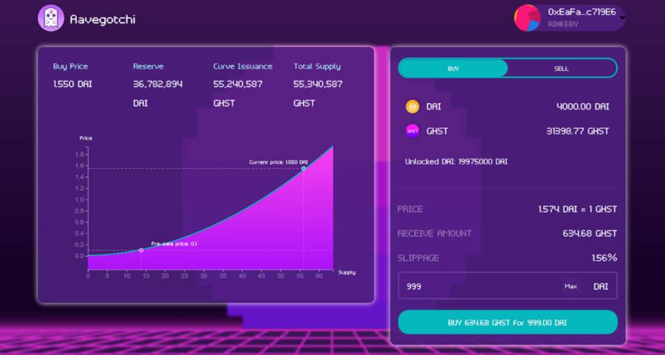 Dao+ICO的又一次尝试:AAVE经济平台aavegotchi计划本周推出DAICO1 Dao+ICO的又一次尝试:AAVE经济平台aavegotchi计划本周推出DAICO1
