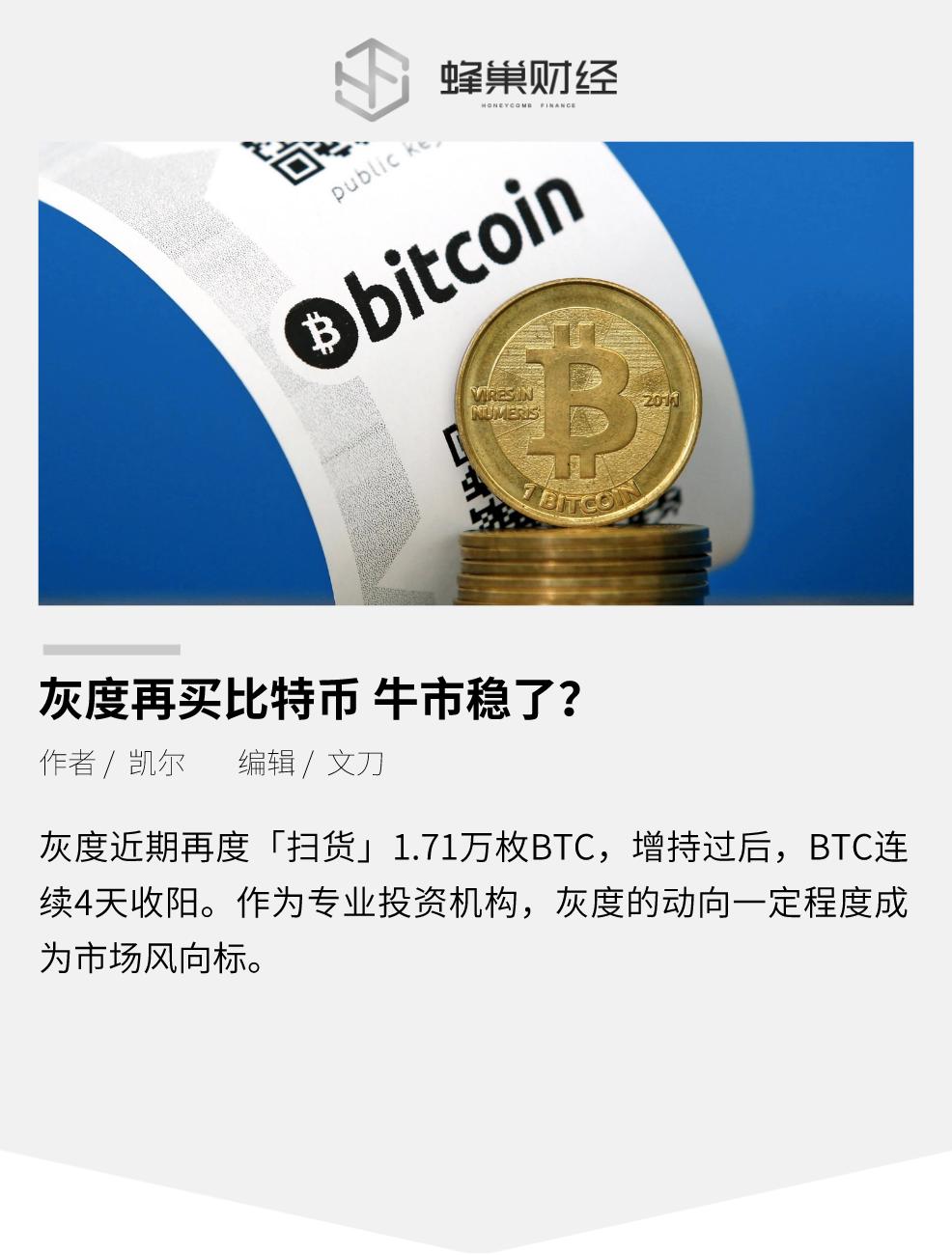 格力买比特币，牛市真的打开了吗？