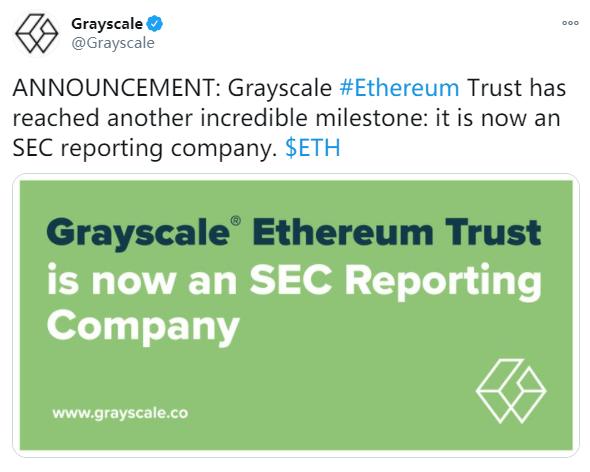 【分析师关注后市】格力以太坊信托的采用意味着什么?比特币信托是最好的答案 【分析师关注后市】格力以太坊信托的采用意味着什么?比特币信托是最好的答案