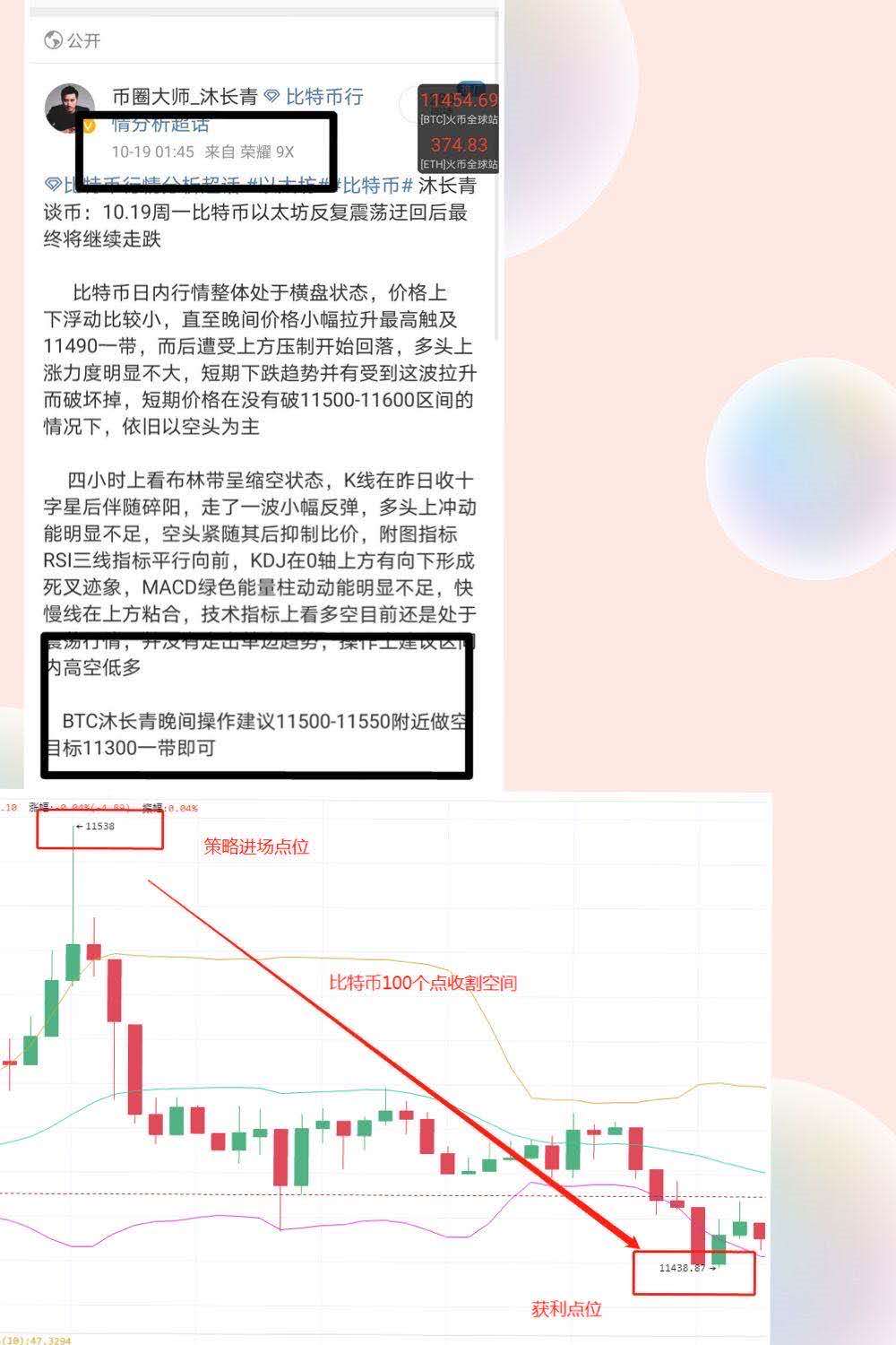 沐长青谈币:10.19周一比特币以太坊反复震荡迂回后最终将继续走跌 沐长青谈币:10.19周一比特币以太坊反复震荡迂回后最终将继续走跌