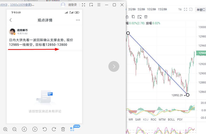 趋势解决方案:10/23 BTC夜间突破13200?如何布局 趋势解决方案:10/23 BTC夜间突破13200?如何布局
