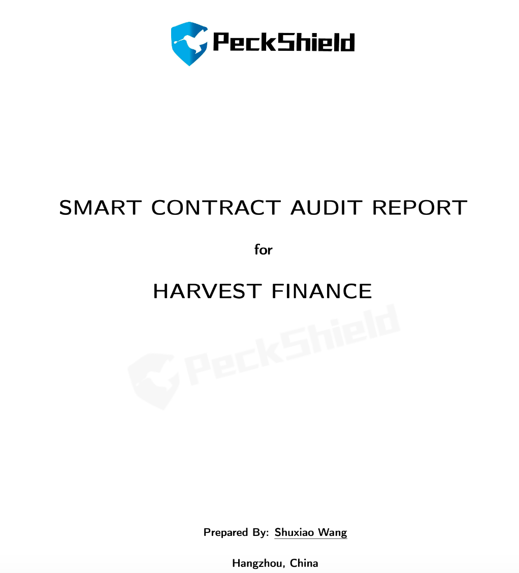 DFI旗下的嘉实金融（Harvest finance）项目给用户造成了超过2000万美元的损失，知名KOL提醒，该项目存在重大风险10