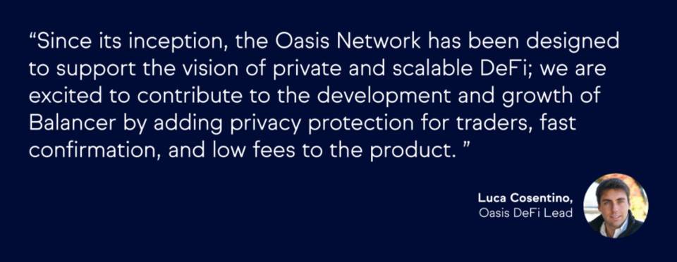 Oasis网络与均衡器合作,以隐私计算和可扩展性推动defi的应用3 Oasis网络与均衡器合作,以隐私计算和可扩展性推动defi的应用3
