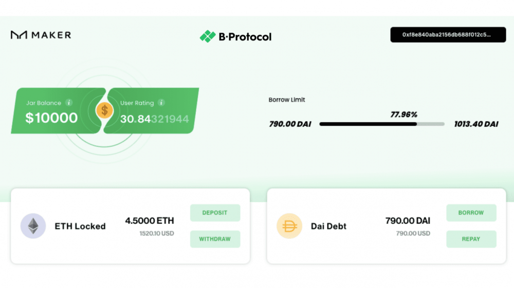 Defi  | b.protocol，一个允许makerdao用户获得更多收入的Defi协议