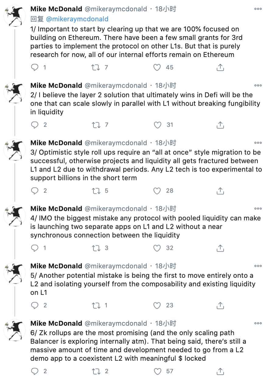 balancer联合创始人：100%专注于以太坊，我们选择ZK汇总作为扩展方案