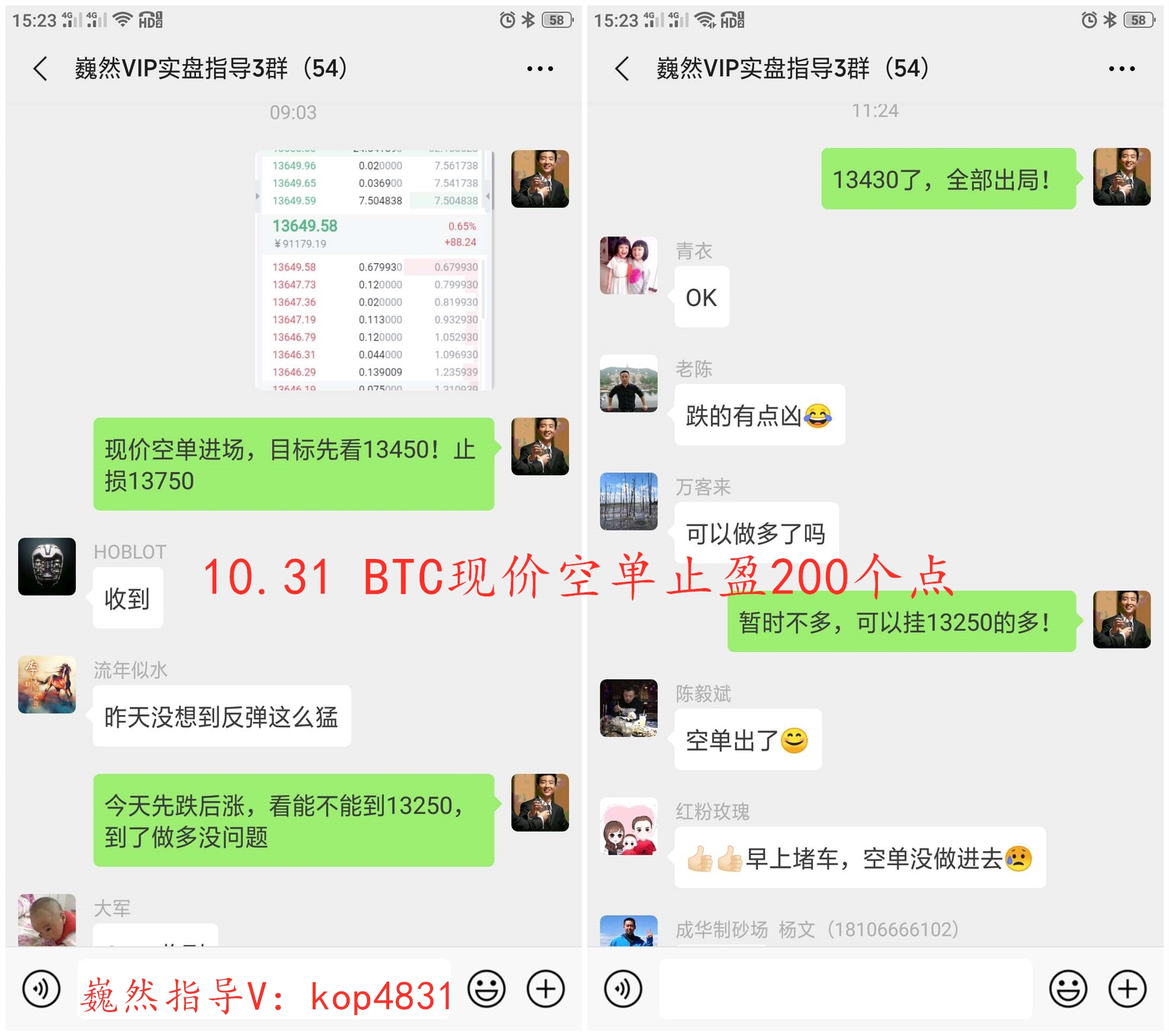 魏然表示,本币:BTC明天可能反弹,并在13300点左右做多10 魏然表示,本币:BTC明天可能反弹,并在13300点左右做多10