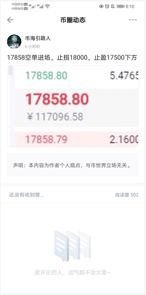 币海引路人：BTC冲高后震荡  多空谁将打破僵局4
