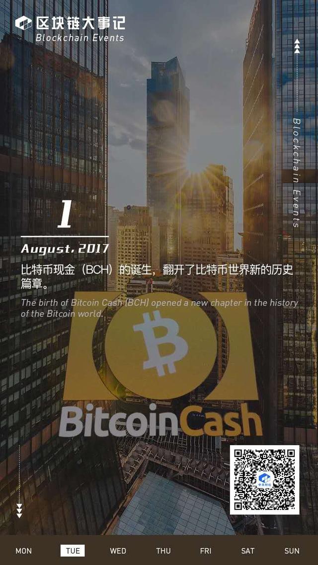 《区块链大事记》第57集：比特币现金(BCH)诞生2