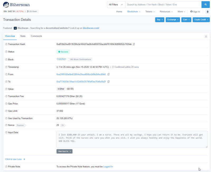 为什么defi“闪贷”的攻击者不断地返还一些利润？1