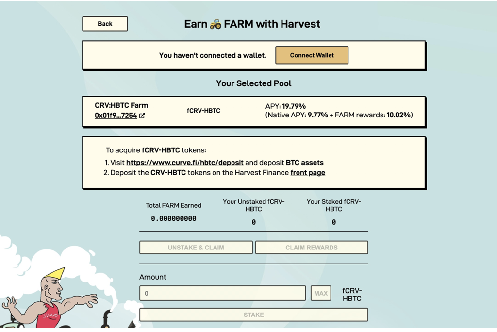 对HBTC双重收益采矿（CRV+farm）的理解3