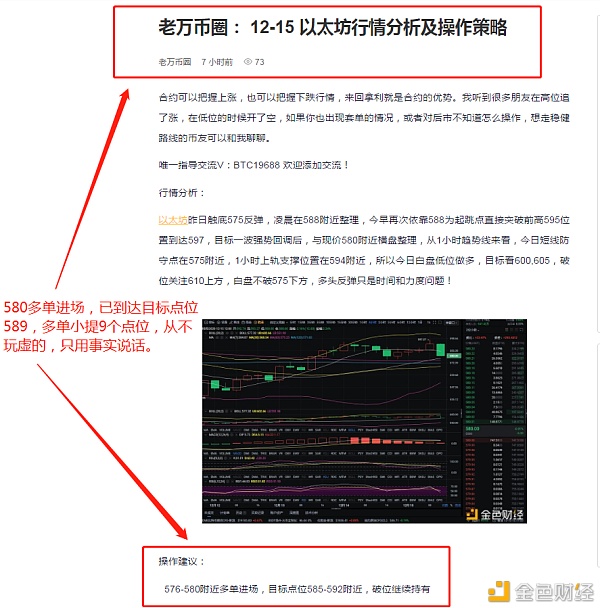 老万币圈:12-15以太坊多单布局,小幅上涨9点,震荡行情仍坐收获利 老万币圈:12-15以太坊多单布局,小幅上涨9点,震荡行情仍坐收获利