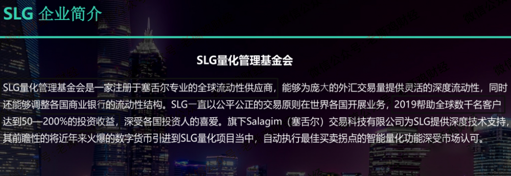 男模特当CTO,你敢相信吗?SLG量化基金,下一个“爱尚” 男模特当CTO,你敢相信吗?SLG量化基金,下一个“爱尚”