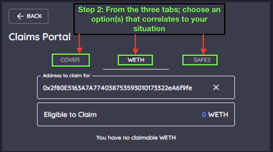 DeFi协议COVER新代币认领教程1