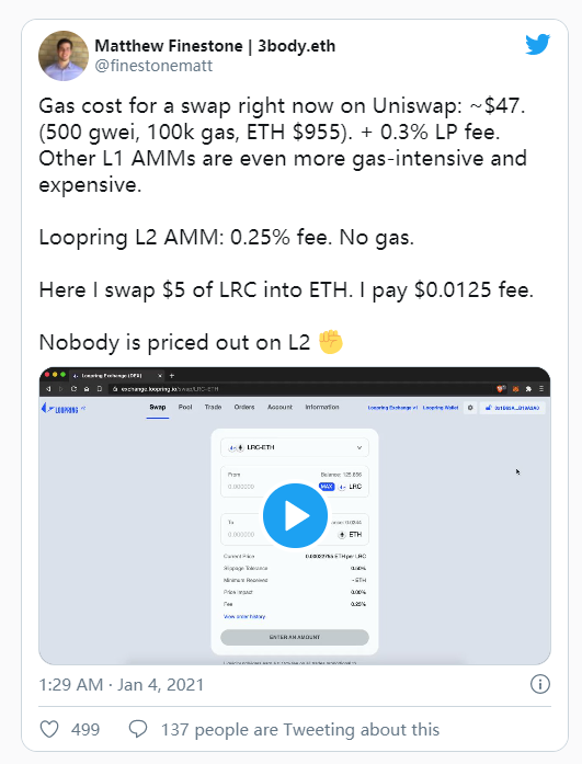 LRC三天涨超170%，以太坊二层扩容方案的热潮来了？
