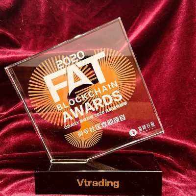 荣耀再临！Vtrading喜获“F.A.T年度最受社区欢迎区块链项目”2