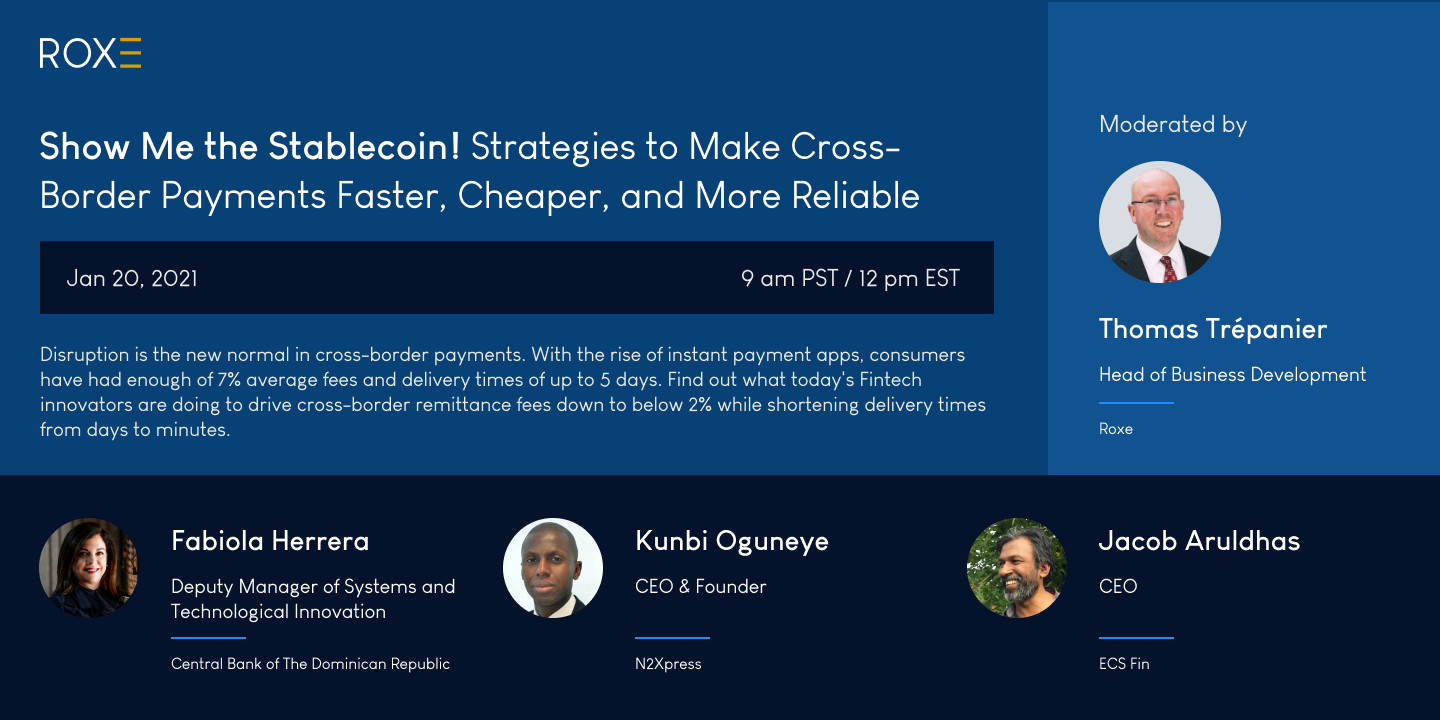 研讨会 | 稳定币如何让跨境汇款更快速、更经济和更可靠? 研讨会 | 稳定币如何让跨境汇款更快速、更经济和更可靠?