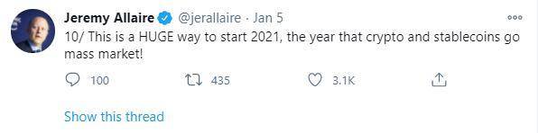 美货币监理署允许银行使用稳定币，合规见长的 USDC 迎来春天？1