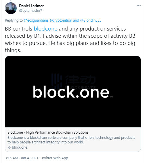 EOS的创始人,他辞职并注销了他的有线电视帐户。下一个项目是什么? EOS的创始人,他辞职并注销了他的有线电视帐户。下一个项目是什么?