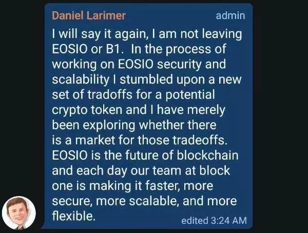 EOS的创始人,他辞职并注销了他的有线电视帐户。下一个项目是什么?3 EOS的创始人,他辞职并注销了他的有线电视帐户。下一个项目是什么?3