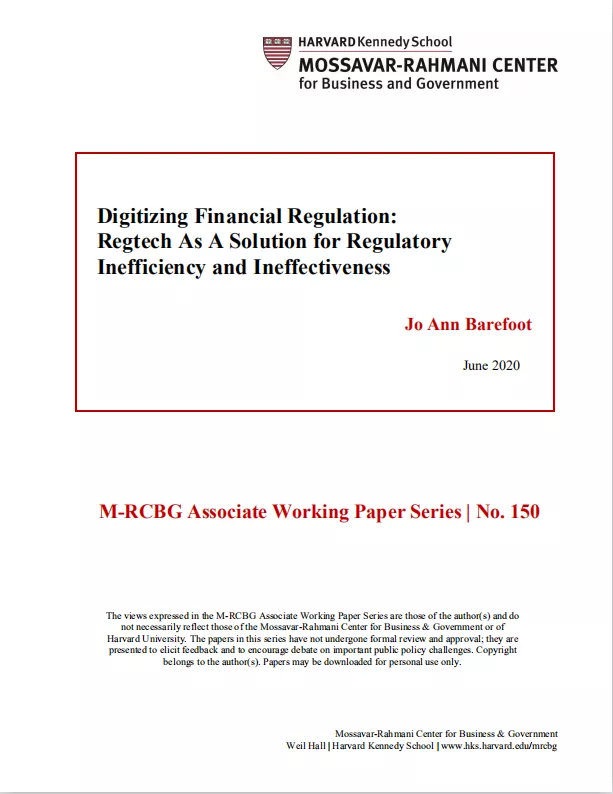 金融监管数字化：监管技术是解决监管效率低下的有效方法2