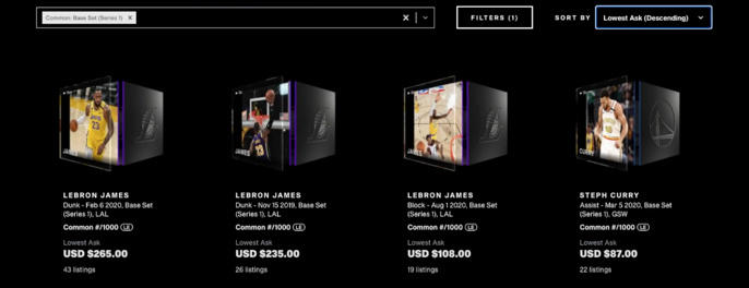 以每天100万美元的营业额,NBA top shot会成为第一个进入主流的NFT项目吗?6 以每天100万美元的营业额,NBA top shot会成为第一个进入主流的NFT项目吗?6