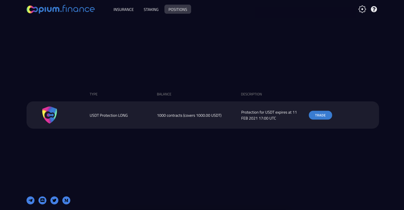 DeFi新玩法丨一文读懂Opium的USDT偿付保险池2