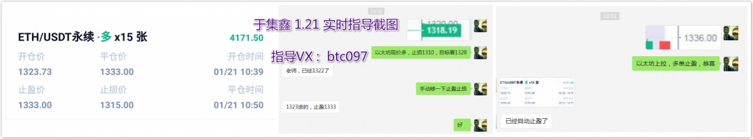 于继新：以太坊赢了32分，3单，盈利12万
