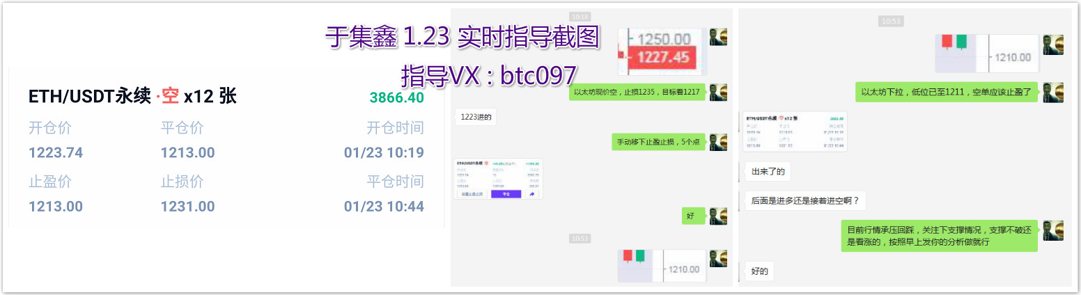 于继新:比特币还会再赚600点,三笔订单就能盈利12万1 于继新:比特币还会再赚600点,三笔订单就能盈利12万1