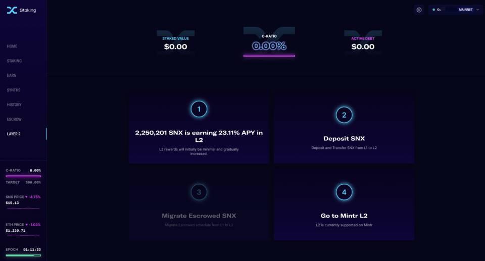 教程| synthetix在优化的第2层有什么经验？1