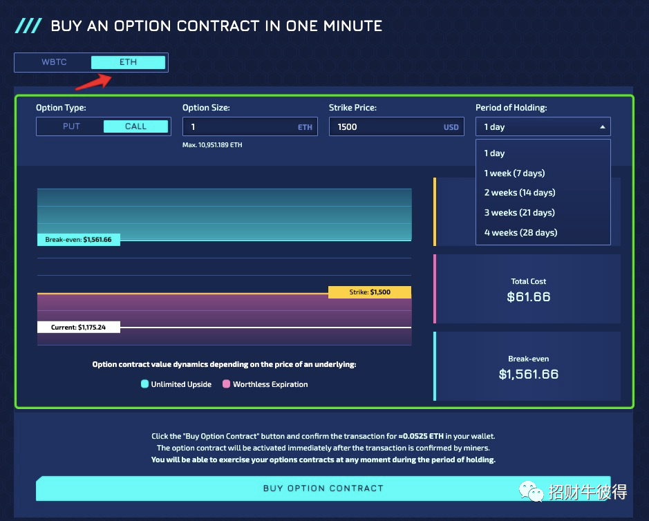 DeFi手把手 | 如何在HEGIC购买期权？2