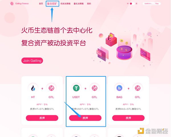 金色说明书 | 一文读懂如何挖Gatling Finance复合资产9