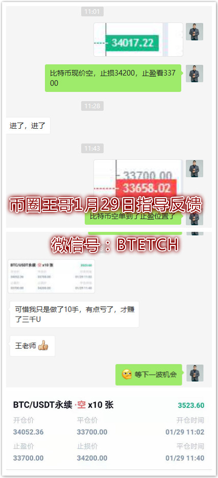 投币圈王大哥：上午，两个订单全部停止盈利，比特币获得700点和7253美元