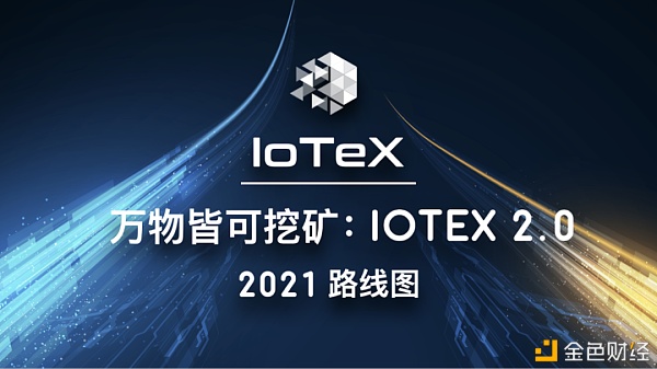 万物皆可挖矿 IoTeX 2.0 2021路线图